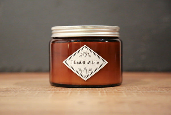 Naked Candle - Lime, Basil and Mandarin (Green citrus lime, zesty mandarin and herbal basil.)